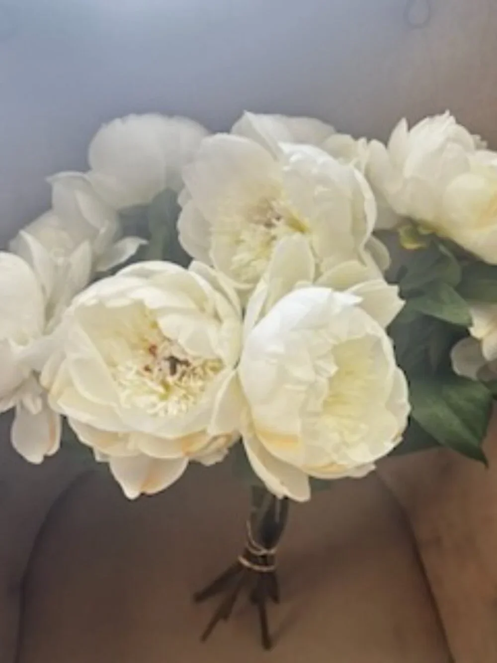 10 Life Like White Faux Peonies With Lush Layered Petals and Flexible Stems